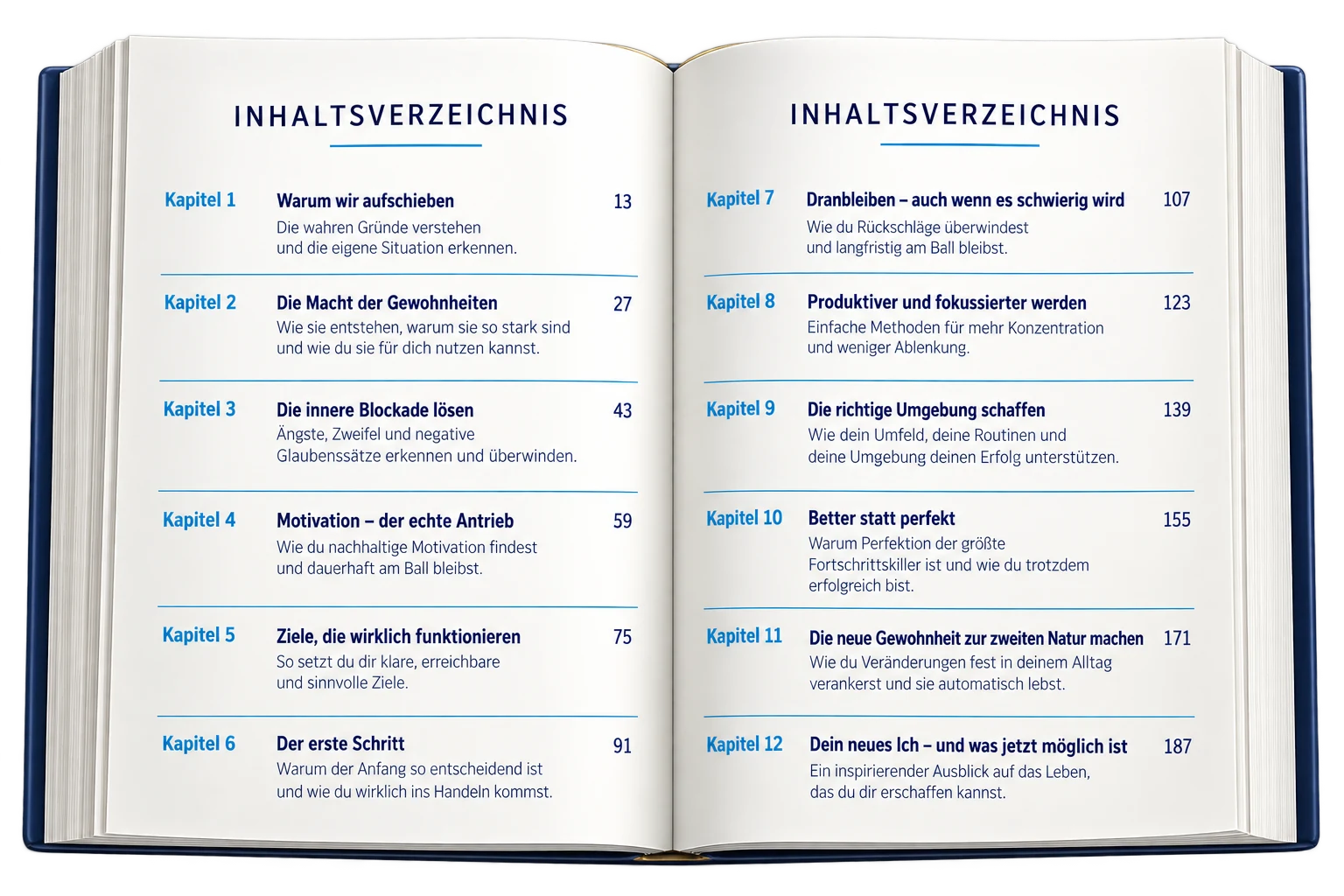 Der Veränderungsschalter – Inhaltsverzeichnis-Vorschau